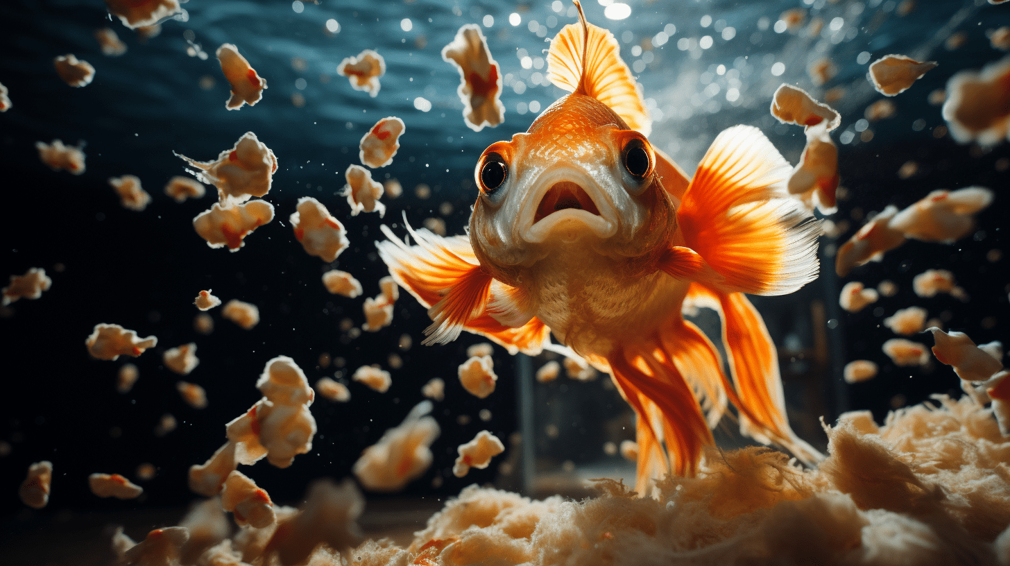 can fish eat popcorn