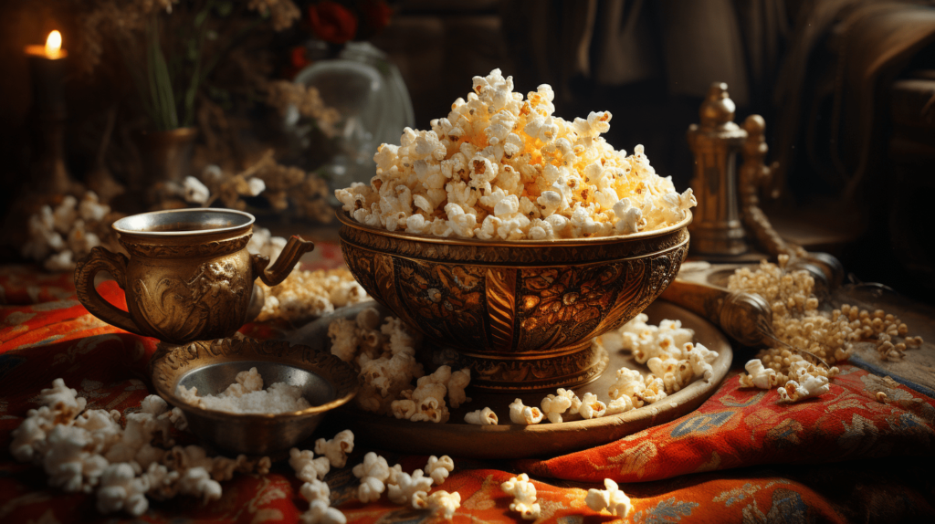 history of popcorn in ancient times