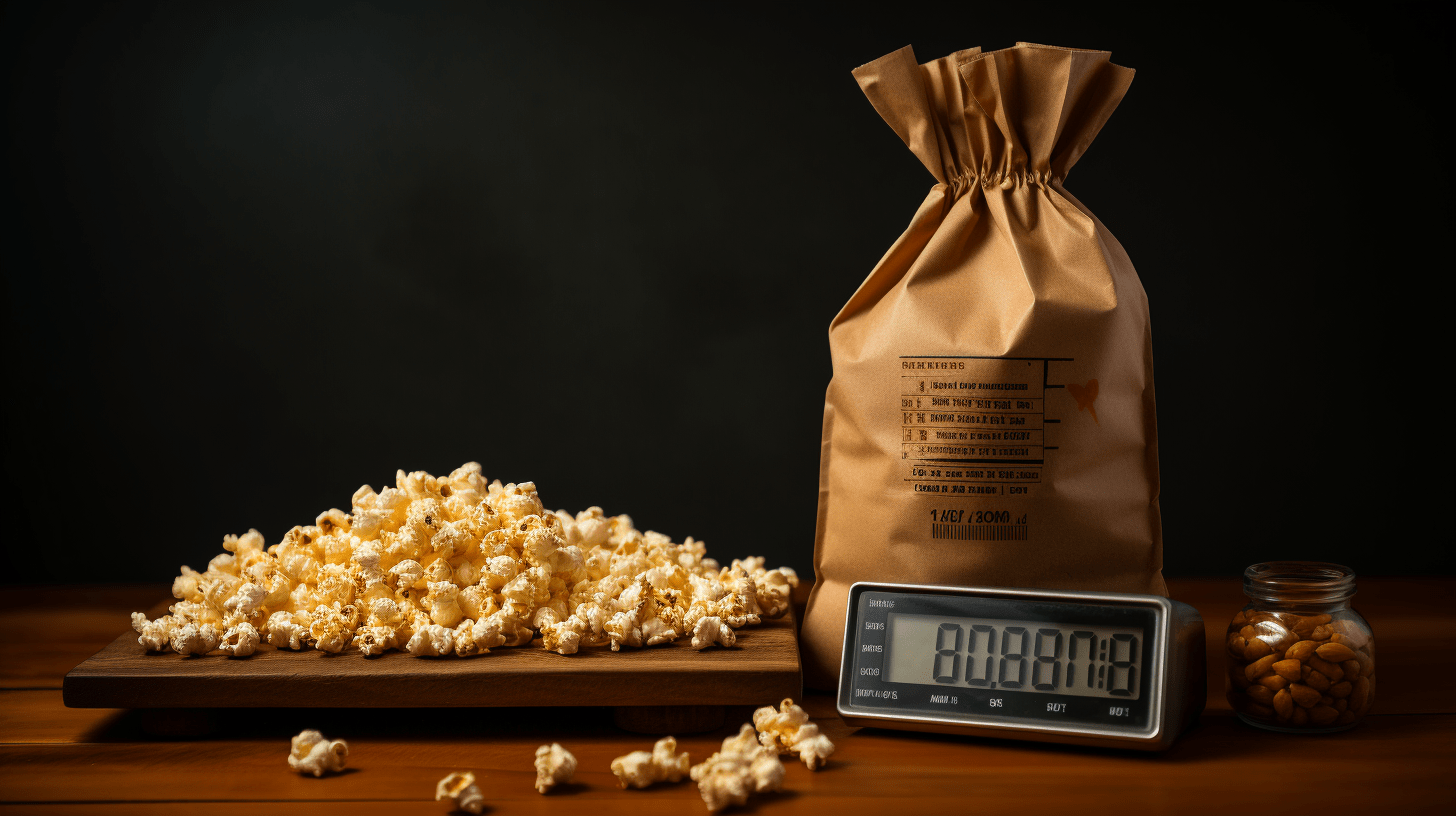 popcorn weight